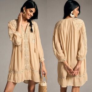 Anthropologie Deco Oversized Tunic Dress XS NWT